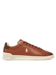 Polo Ralph Lauren Sneakersy Heritage Court II 809965073001 Brązowy. Brązowe buty sportowe casual Polo Ralph Lauren, bez wzorów, ze skóry, bez zapięcia. Za 539.99 zł.