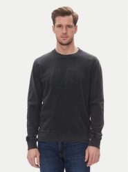 Pepe Jeans Bluza Darius PM582760 Czarny Regular Fit. Czarne bluzy Pepe Jeans, m, bez wzorów, z bawełny, bez kaptura. Za 339.99 zł.
