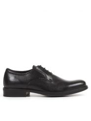 Geox Półbuty U Carnaby D U52W1D 00043 C9999 Czarny. Czarne eleganckie półbuty Geox, bez wzorów, ze skóry, bez obcasa, bez zapięcia. Za 369.99 zł.