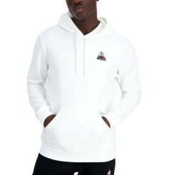 Bluza z kapturem Le Coq Sportif Essentiels N°2. Białe bluzy z kapturem le coq sportif, l, bez wzorów, z materiału, z kapturem. Za 294.60 zł.