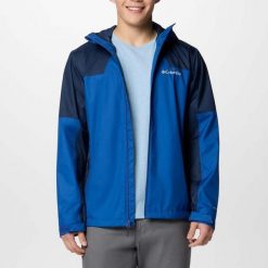 Kurtka COLUMBIA INNER LIMITS III JACKET Niebieski. Niebieskie kurtki Columbia, s, bez wzorów, z syntetyku, bez kaptura. Za 276.99 zł.
