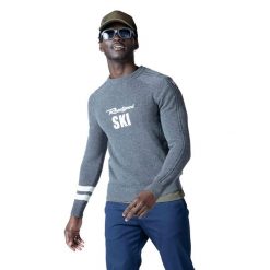 Sweter męski Rossignol Signature Rossignol Knit. Szare swetry nierozpinane Rossignol, m, bez wzorów, bez kołnierzyka, bez ramiączek. Za 789.99 zł.