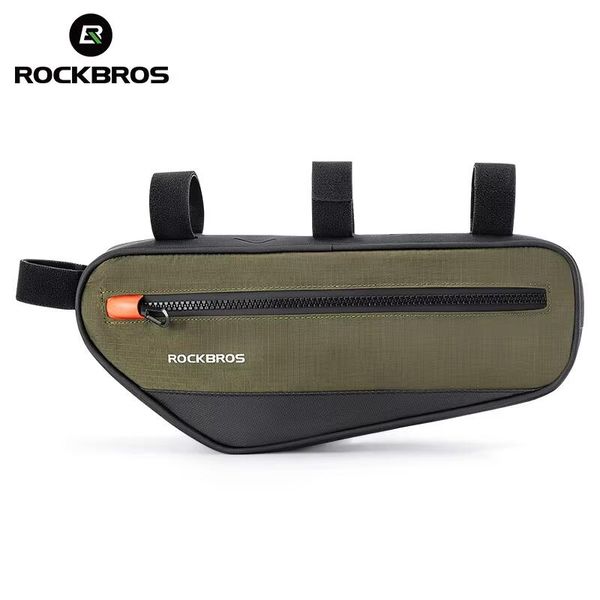 Sakwa, torba rowerowa na ramę ROCKBROS (30120079001) 1,7 L. Czarne torby na ramię ROCKBROS, bez wzorów, z materiału, na ramię, małe, bez dodatków. Za 79.00 zł.