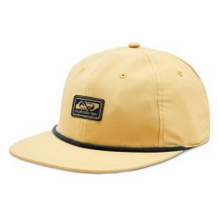 Czapka z daszkiem Quiksilver. Żółte czapki z daszkiem Quiksilver, bez wzorów. Za 79.99 zł.