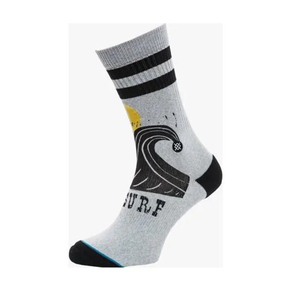 Stance Skarpety Aloha Surf Oblow , szary, rozmiar L. Szare skarpety Stance, z aplikacjami, z bawełny. W wyprzedaży za 39.99 zł.