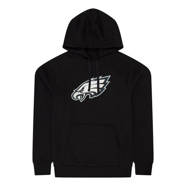 Bluza z kapturem Eagles NFL. Czarne bluzy z kapturem New Era, m, bez wzorów, z bawełny, z kapturem. Za 186.50 zł.