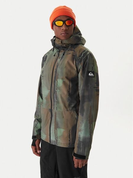 Quiksilver Kurtka snowboardowa Muldrow EQYTJ03493 Zielony Regular Fit. Zielone kurtki narciarskie i snowboardowe Quiksilver, m, bez wzorów, z syntetyku, narciarskie. Za 1,469.00 zł.