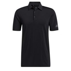 Polo adidas Ultimate 365 Solid. Czarne koszulki polo Adidas, m, bez wzorów, bez kołnierzyka, bez ramiączek, na golfa. W wyprzedaży za 137.50 zł.
