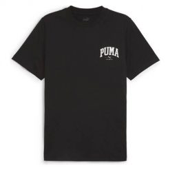 Koszulka sportowa męska Puma Squad Tee. Czarne t-shirty sportowe Puma, bez wzorów, bez ramiączek. Za 89.99 zł.