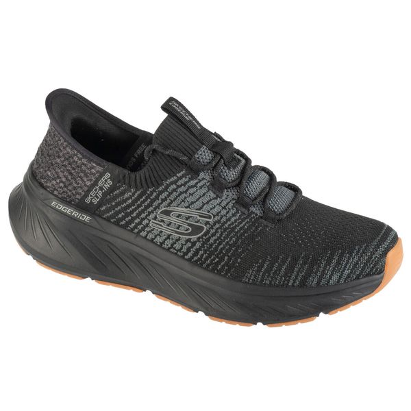 Buty sportowe Sneakersy męskie, Slip-Ins: Edgeride - Raygo. Czarne buty sportowe casual Skechers, bez wzorów, z materiału, bez zapięcia. Za 448.00 zł.