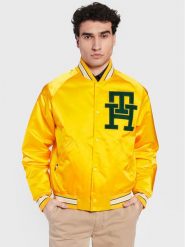 Tommy Hilfiger Kurtka bomber Varsity MW0MW29017 Żółty Regular Fit. Żółte kurtki Tommy Hilfiger, m, bez wzorów, z syntetyku, bez kaptura. Za 829.99 zł.