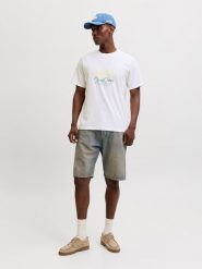Jack & Jones Koszulka "Jorriviera" w kolorze białym rozmiar: XXL. Białe bezrękawniki Jack & Jones, xxl, bez wzorów, z bawełny, bez kołnierzyka, bez ramiączek. Za 55.95 zł.