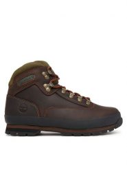 Timberland Trekkingi Euro Hiker TB0951002141 Brązowy ciemny. Brązowe buty trekkingowe Timberland, bez wzorów, z nubiku, bez zapięcia. Za 749.99 zł.