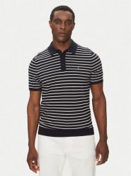Tommy Hilfiger Polo Essential Cotton Knitted Polo MW0MW37396 Granatowy Regular Fit. Niebieskie koszulki polo Tommy Hilfiger, m, bez wzorów, z bawełny, bez kołnierzyka, bez ramiączek. Za 299.99 zł.