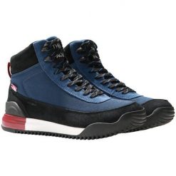 Buty turystyczne męskie The North Face M B2B III Textile WP. Niebieskie buty trekkingowe The North Face, bez wzorów, bez zapięcia, trekkingowe. Za 557.00 zł.