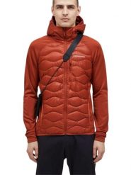 Kurtka Peak Performance M Helium Down Hybrid Hood Jacket Spiced - XXL. Brązowe kurtki Peak Performance, m, bez wzorów, z poliamidu, z kapturem. Za 999.00 zł.