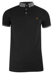 Koszulka POLO Czarna Bawełniana, Męska, Krótki Rękaw, z Kołnierzykiem, Casualowa -Brave Soul. Czarne bluzki z długim rękawem Brave Soul, m, bez wzorów, z bawełny, bez kołnierzyka, bez ramiączek. Za 79.00 zł.