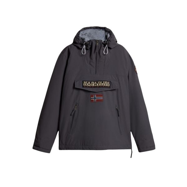 Kurtka anorak Mężczyzna NAPAPIJRI RAINFOREST POCKET 2. Szare kurtki Napapijri, m, bez wzorów, bez kaptura. Za 869.00 zł.