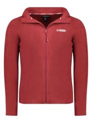 Geographical Norway Kurtka polarowa "Tugood" w kolorze bordowym rozmiar: S. Czerwone kurtki Geographical Norway, s, bez wzorów, z materiału, bez kaptura. Za 78.47 zł.