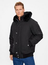 Moose Knuckles Kurtka bomber Strathmore M33MB027S Czarny. Czarne kurtki Moose Knuckles, l, bez wzorów, z syntetyku, bez kaptura. Za 2,999.00 zł.