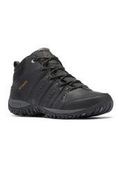 Buty COLUMBIA WOODBURN II CHUKKA WP OMN Czarny. Czarne buty turystyczne Columbia, bez wzorów, z materiału, bez zapięcia, trekkingowe. Za 429.99 zł.