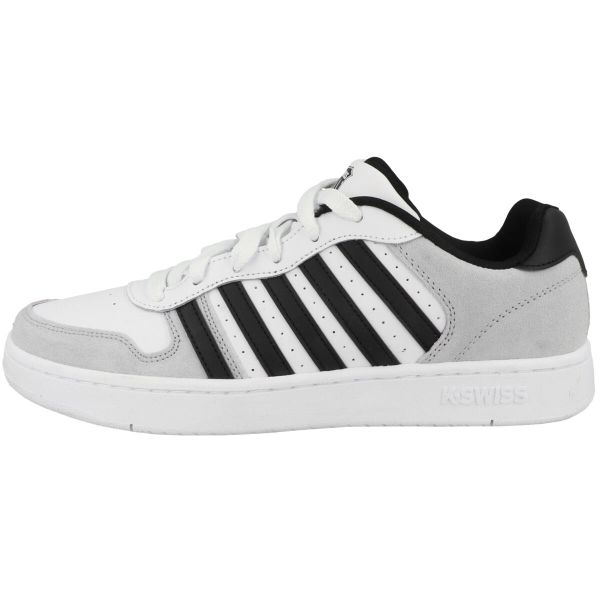 Buty do chodzenia męskie K-Swiss Court Palisades. Białe buty sportowe casual K-SWISS, bez wzorów, z gumy, bez zapięcia. Za 179.00 zł.