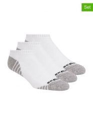 Skechers Skarpety (3 pary) w kolorze białym rozmiar: 39-42. Białe skarpety Skechers, bez wzorów, ze splotem. Za 24.45 zł.