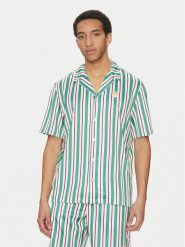 Fila Koszula Lastro FAM0926 Zielony Regular Fit. Zielone koszule Fila, m, bez wzorów, z syntetyku, bez kołnierzyka, bez ramiączek. Za 199.99 zł.