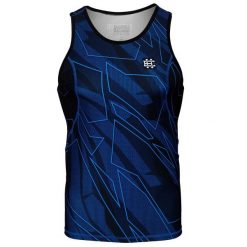 Koszulka sportowa bez rękawów męska Tank top rashguard EXTREME HOBBY SHADOW. Niebieskie odzież kompresyjna EXTREME HOBBY, l, bez wzorów, z dzianiny, na fitness i siłownię. Za 129.00 zł.