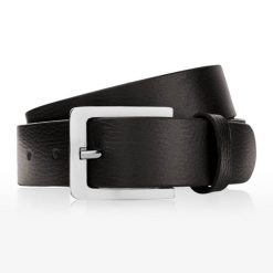 Pasek skórzany 90 CM PAOLO PERUZZI 01Z0190 czarny. Czarne paski Paolo Peruzzi, bez wzorów, z materiału, klasyczne. Za 59.00 zł.