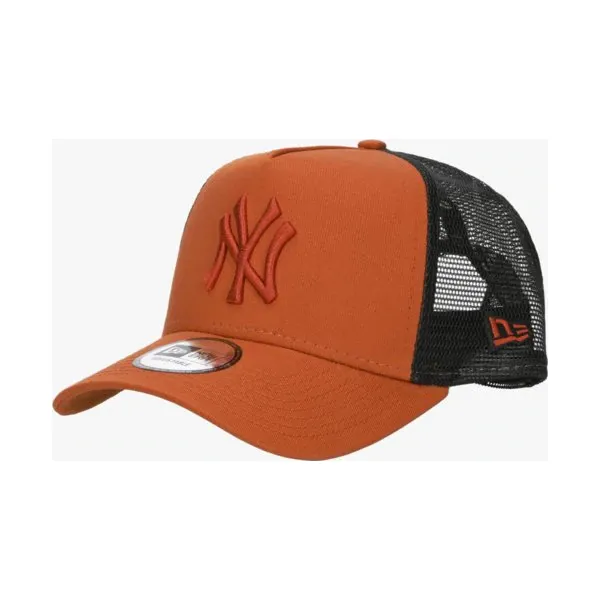 New Era Czapka Trucker Nyy Rst New York Yankees Rstblk , pomaranczowy, rozmiar ONE-SIZE. Brązowe czapki z daszkiem New Era, na lato, bez wzorów, z bawełny. Za 109.99 zł.