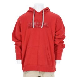 Second life - Bluza męska z kapturem The North Face - Stan bardzo dobry. Czerwone bluzy z kapturem The North Face, l, bez wzorów, z materiału, z kapturem. Za 127.76 zł.