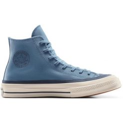 Buty sportowe męskie Converse Chuck 70. Niebieskie trampki sportowe Converse, bez wzorów, bez zapięcia. Za 490.00 zł.