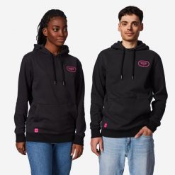 Bluza Van Rysel Roubaix. Czarne bluzy z kapturem VAN RYSEL, m, bez wzorów, z materiału, z kapturem. Za 159.99 zł.