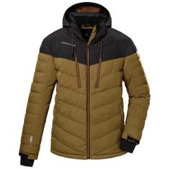 Kurtka męska Killtec 38713 KSW 115 MN SKI QLTD. Brązowe kurtki KILLTEC, m, bez wzorów, bez kaptura. W wyprzedaży za 337.50 zł.