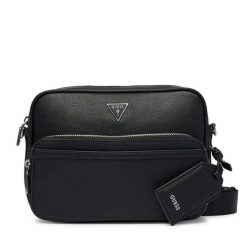 Saszetka Guess. Czarne torby na ramię Guess, z aplikacjami, małe, bez dodatków. Za 414.99 zł.