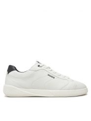 Hugo Sneakersy Riven Tenn punyl 50523439 Biały. Białe buty sportowe casual Hugo, bez wzorów, ze skóry, bez zapięcia. Za 559.99 zł.