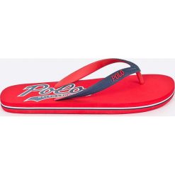 Polo Ralph Lauren - Japonki Whitleburyii. Czerwone japonki Polo Ralph Lauren, bez wzorów, z materiału. W wyprzedaży za 79.90 zł.