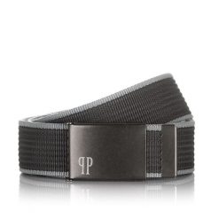 Pasek parciany szary PAOLO PERUZZI PW-18-125. Szare paski Paolo Peruzzi, bez wzorów, z materiału. Za 34.00 zł.