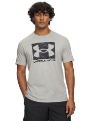 Under Armour Koszulka w kolorze szarym rozmiar: M. Szare t-shirty sportowe Under Armour, bez wzorów, bez ramiączek, outdoorowe. Za 85.95 zł.
