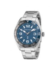 Nautica Zegarek NAPFWS307 Srebrny. Szare zegarki Nautica, srebrne. Za 659.99 zł.
