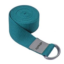 Pas do jogi Premium - Bawełna - 250 cm. Zielone paski VIRTUFIT, bez wzorów, z bawełny, sportowe. Za 75.00 zł.
