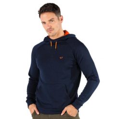 Scout - bluza termiczna z kapturem 100% wełna merino (260 g/m²). Niebieskie bluzy WOOLONA, l, bez wzorów, z wełny, z kapturem. W wyprzedaży za 540.00 zł.