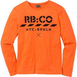 Shirt z długim rękawem Slim Fit bonprix ciemnopomarańczowy. Bluzki z długim rękawem marki ASICS. Za 44.99 zł.