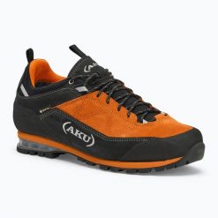 Buty trekkingowe męskie Aku Link Gtx. Brązowe buty turystyczne Aku, bez wzorów, z gore-texu, bez zapięcia, trekkingowe, gore-tex. Za 899.99 zł.