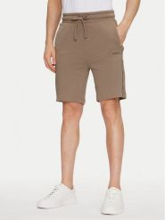 HUGO Szorty sportowe Liam 50540936 Beżowy Regular Fit. Brązowe krótkie spodenki sportowe Hugo, m, bez wzorów, z bawełny. Za 369.99 zł.