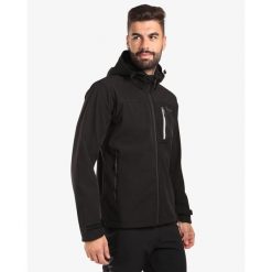 Męska kurtka softshell Kilpi RAVIO-M. Czerwone kurtki Kilpi, l, bez wzorów, z softshellu, bez kaptura. Za 396.23 zł.