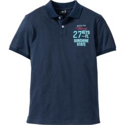 Shirt polo Regular Fit bonprix ciemnoniebieski. Koszulki polo bonprix. Za 34.99 zł.
