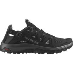 Buty trekkingowe męskie Salomon Techamphibian 5. Czarne buty turystyczne Salomon, bez wzorów, z gumy, bez zapięcia, trekkingowe. Za 518.00 zł.