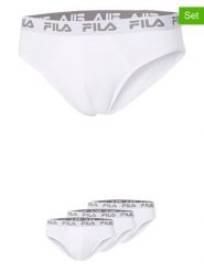 Fila Slipy (3 pary) w kolorze białym rozmiar: M. Białe slipki Fila, m, bez wzorów. Za 65.99 zł.